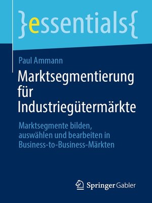 cover image of Marktsegmentierung für Industriegütermärkte